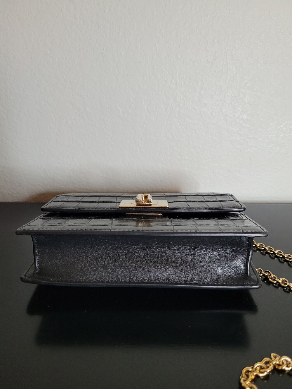 Furla 1927 croc mini crossbody bag - Picture 6 of 11